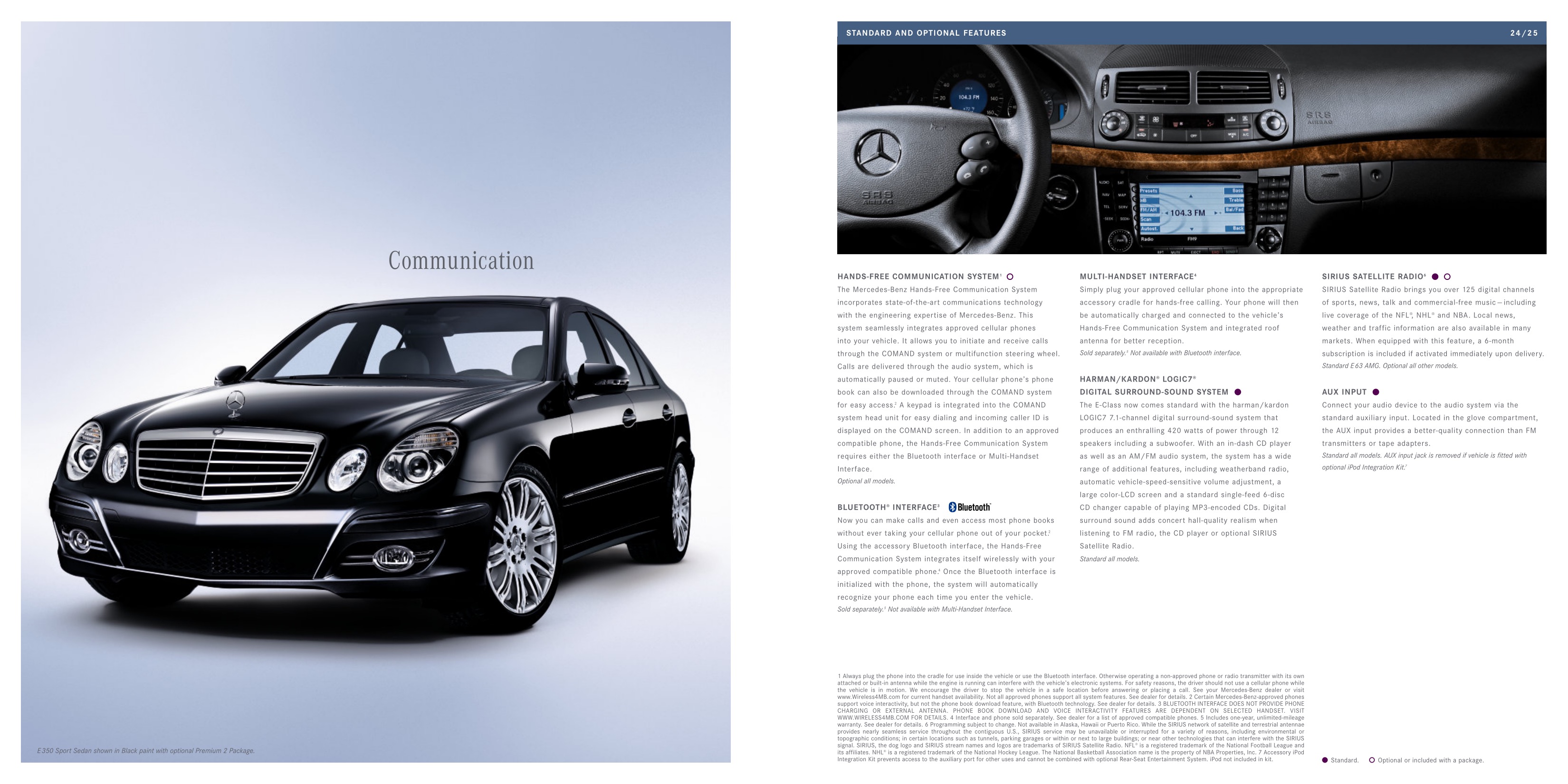 2007 Mercedes-Benz E-Class Brochure Page 12